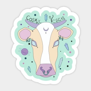 Cosmic Cow Sticker